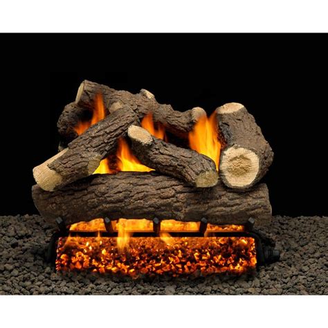 lp gas log fireplace